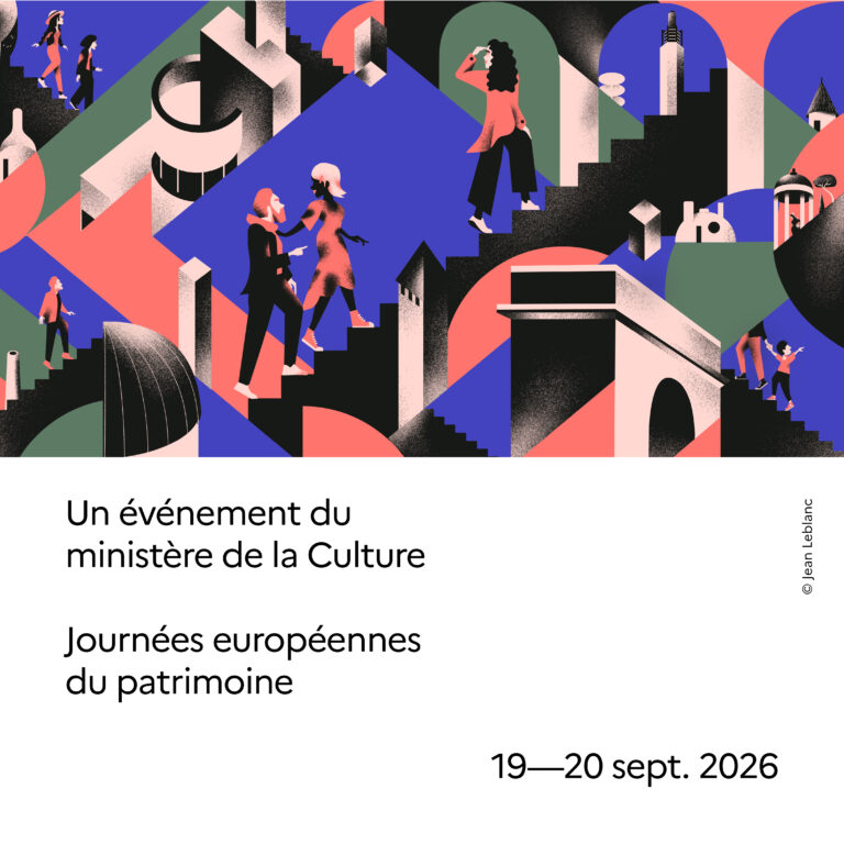 Affiche officielle des Journées européennes du patrimoine 2026